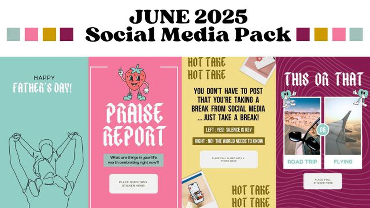 Summer 2025 Social Media Pack image number null